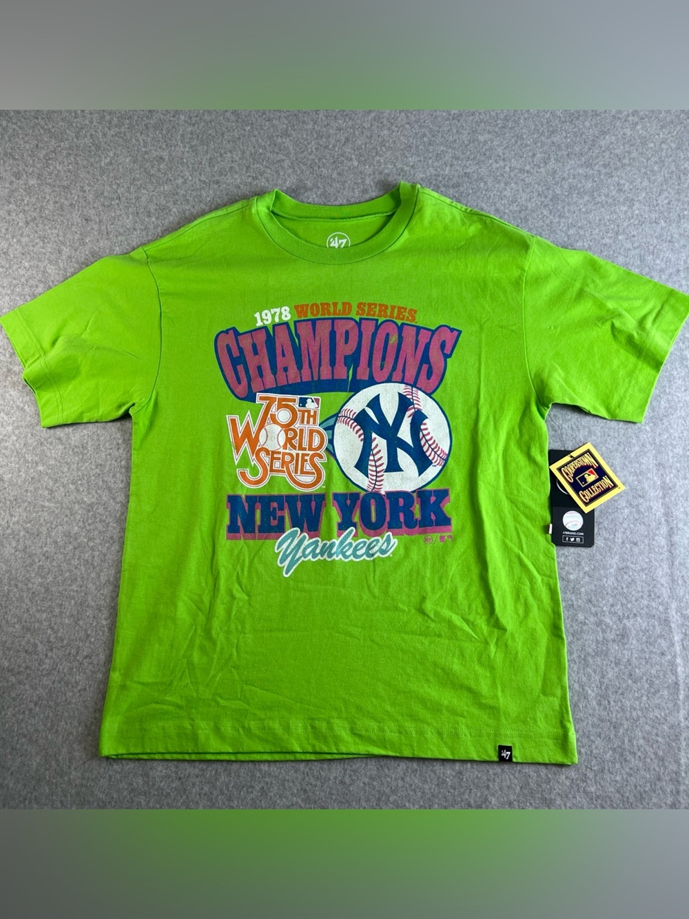 '47 Cooperstown Collection New York Yankees 1978 Champions Graphic Tee Mens L